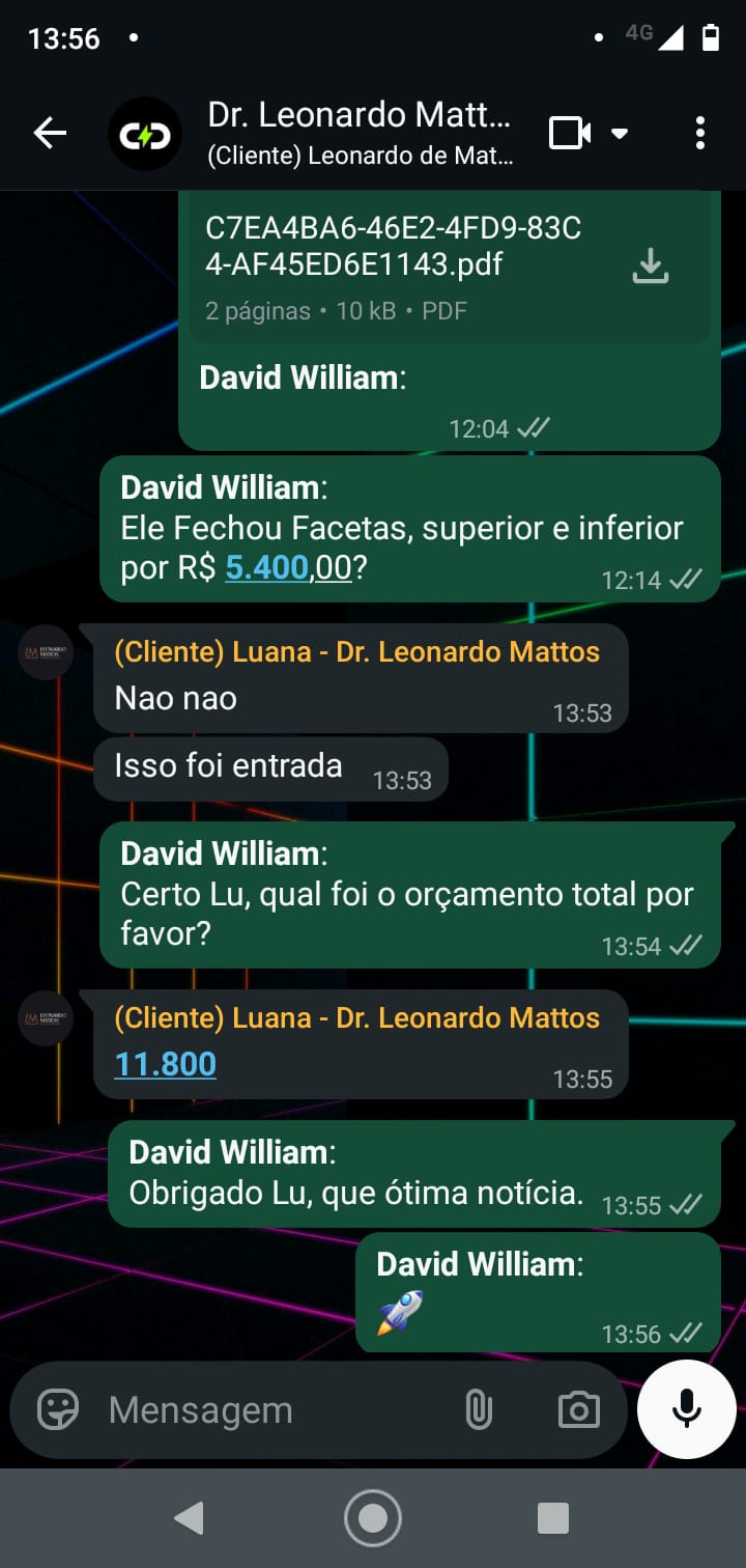 Registro de cliente Dr. Leonardo