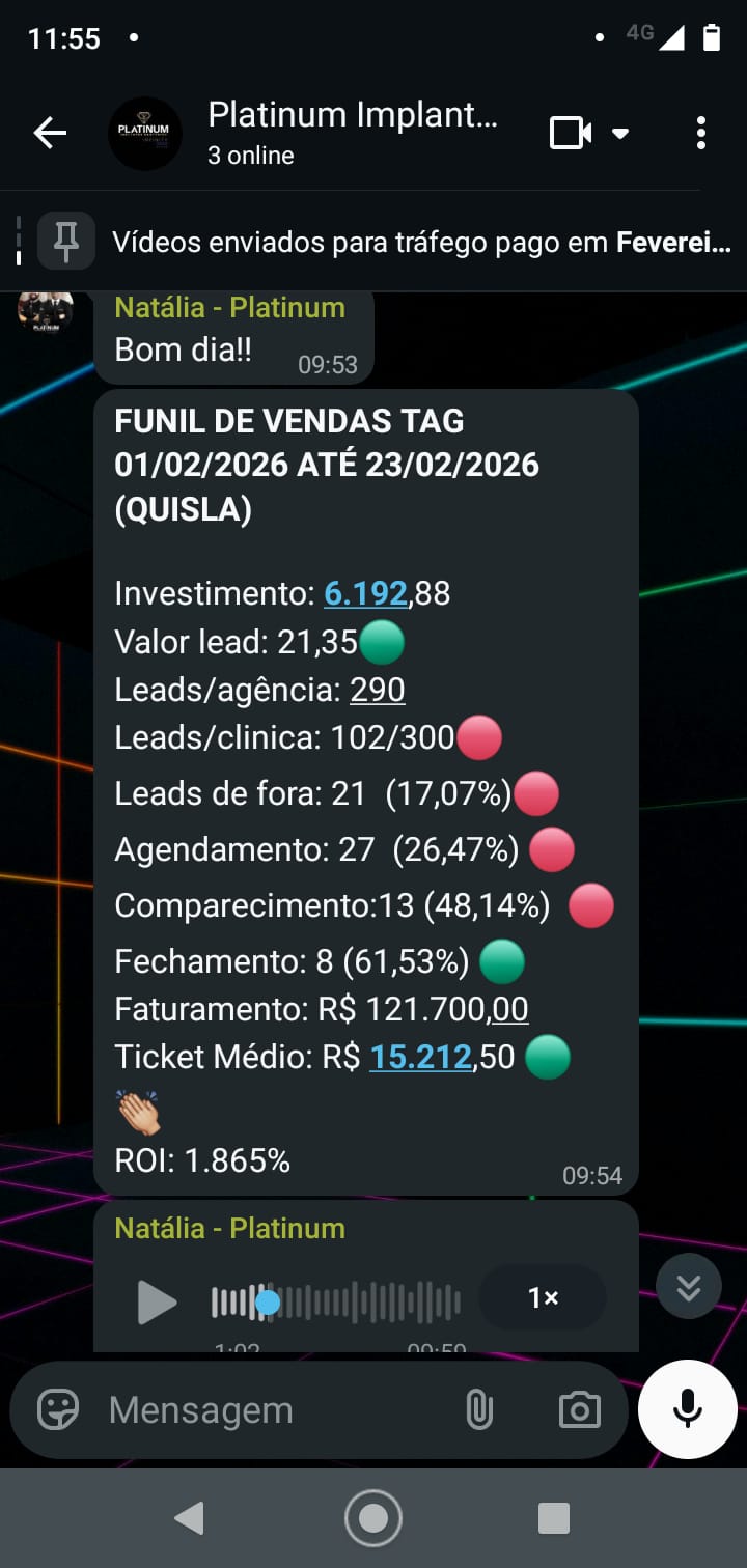 Registro de cliente Platinum
